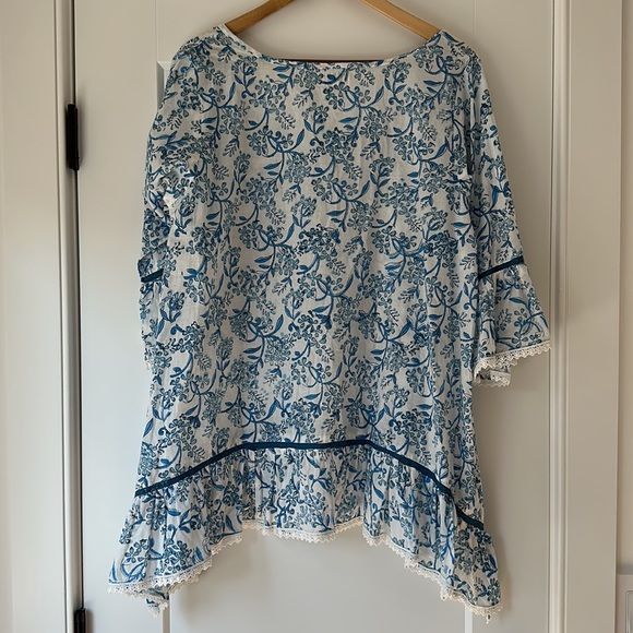 NWT Naudic Tunic Hacienda Phoenix Print Size M boho - Picture 4 of 4